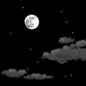 Sunday Night: Mostly clear, with a low around 53.