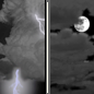 Sunday Night: A chance of showers and thunderstorms before 8pm.  Mostly cloudy, with a low around 56.