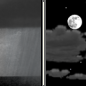 Wednesday Night: A chance of showers before 8pm.  Mostly cloudy, with a low around 42.
