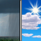 Tuesday: A chance of showers before 8am.  Mostly sunny and hot, with a high near 90.