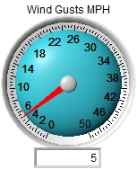Gust Speed Gauge