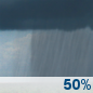Sunday: A 50 percent chance of showers.  Mostly cloudy, with a high near 55.